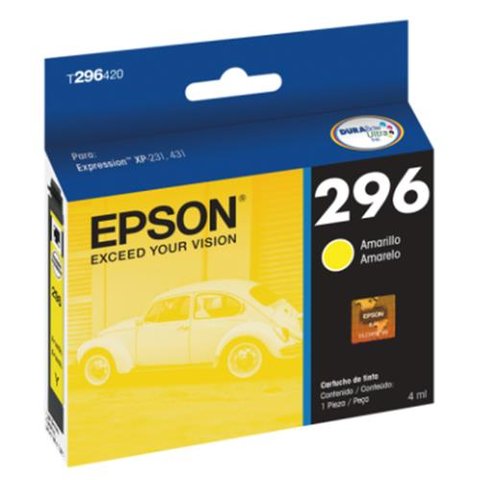 Cartucho EPSON P/ XP-231/431 Amarelo - T296420-BR