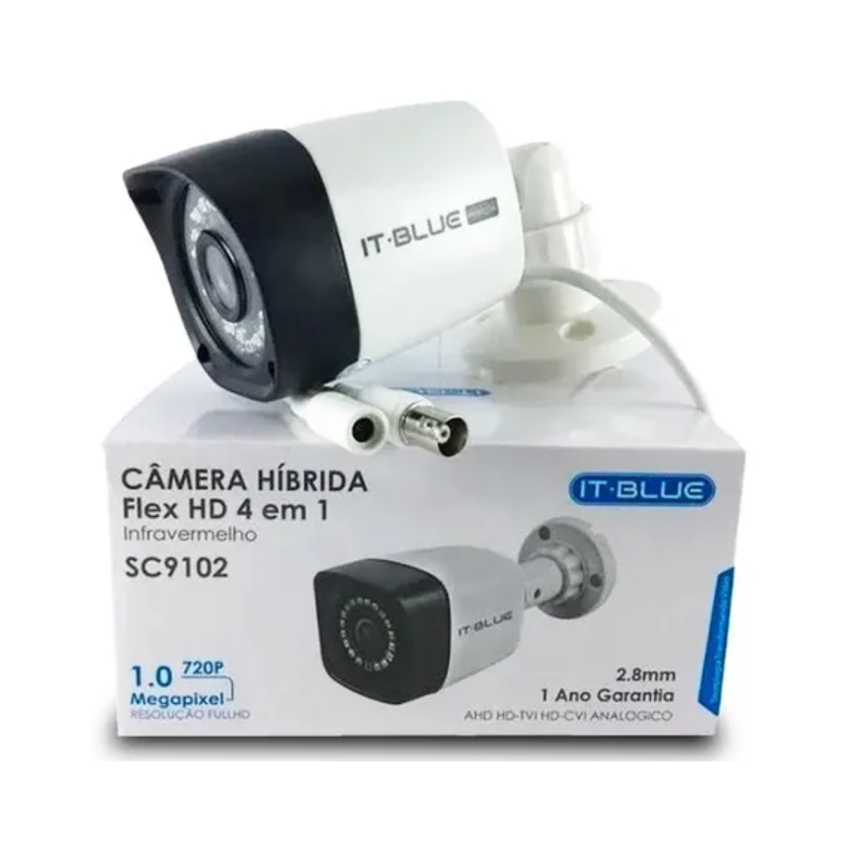 Câmera de Segurança HD Hibrida 4 em 1 Infravermelho a Prova d'agua IP66 - 2