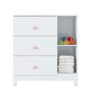 Ver imagem 4 de Cômoda Infantil Sophia 1 Porta 4 Gavetas Branco
