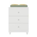 Ver imagem 2 de Cômoda Infantil 3 Gavetas Gutti Flex Color Branco