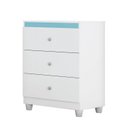 Ver imagem 4 de Cômoda Infantil 3 Gavetas Gutti Flex Color Branco