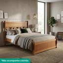 Ver imagem 6 de Cama Queen Madeira Macica Xila 166 cm Mogno Mell Nath