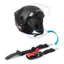 Ver imagem 2 de Cinta Jugular com Engate Rápido Capacete Polivisor - Preto