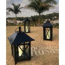 Ver imagem 4 de Lanterna para Decoração e Iluminação Área Rustica Colonial - Verniz