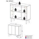 Ver imagem 3 de Armário Lavanderia 90cm Mp5033 Preto/Branco