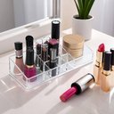 Ver imagem 3 de Organizador de Cosméticos em Acrílico Retangular com 11 Divisórias Maquiagem Batons Acessórios