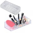 Ver imagem 1 de Organizador de Cosméticos em Acrílico Retangular com 11 Divisórias Maquiagem Batons Acessórios