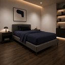 Ver imagem 1 de Piso Vinílico em Manta PVC 0,7mm Antiderrapante 10m² Imita Madeira Fosco Cacau