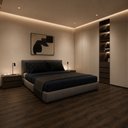 Ver imagem 3 de Piso Vinílico em Manta PVC 0,7mm Antiderrapante 10m² Imita Madeira Fosco Cacau
