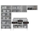 Ver imagem 5 de Cozinha Aço Completa 14 Portas 3 Gavetas Mirage New Telasul