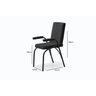 Cadeira Office para Trabalho e Estudo Almofadada - 4