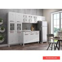 Ver imagem 6 de Cozinha Completa Modulada com Balcão para Pia 14 Portas 3 Gavetas Mirage New Branco