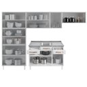 Ver imagem 5 de Cozinha Completa com Balcão para Pia 14 Portas 3 Gavetas Mirage New 