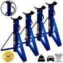 Ver imagem 3 de Cavalete Mecânico Automotivo 2 TON Kit 4 Peças EVALD-Laranja