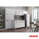 Ver imagem 5 de Cozinha Aço Completa Modulada 3 Vidros Mirage New Telasul Branco