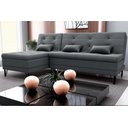 Ver imagem 2 de Sofá Cama com Chaise 3 Lugares 2,00 Mts Nice Matrix