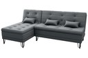 Ver imagem 1 de Sofá Cama com Chaise 3 Lugares 2,00 Mts Nice Matrix
