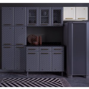 Armário Aéreo Duplo 2 Portas Diamante 