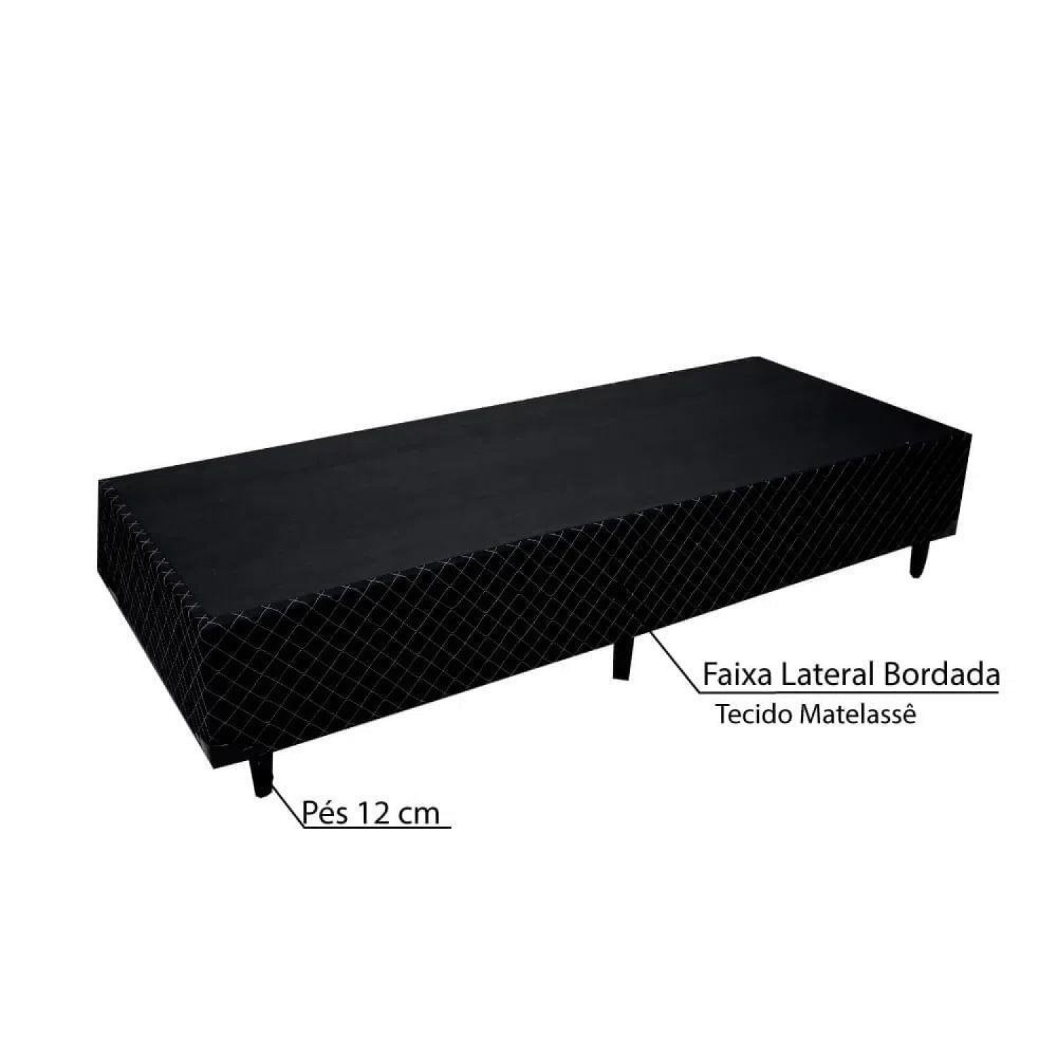 Sommier 1 Peça Soft Comfort 96x203x40cm Casatema - 3