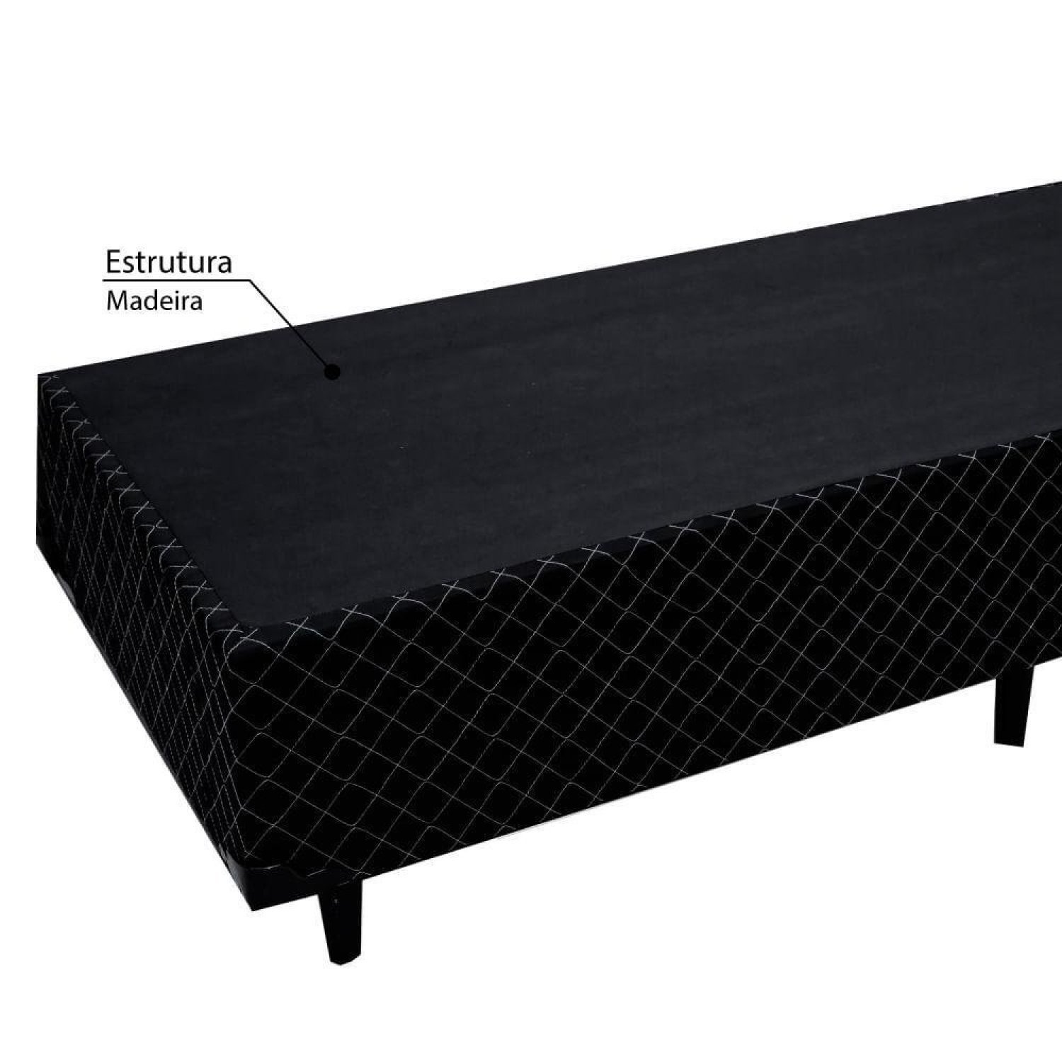 Sommier 1 Peça Soft Comfort 96x203x40cm Casatema - 2