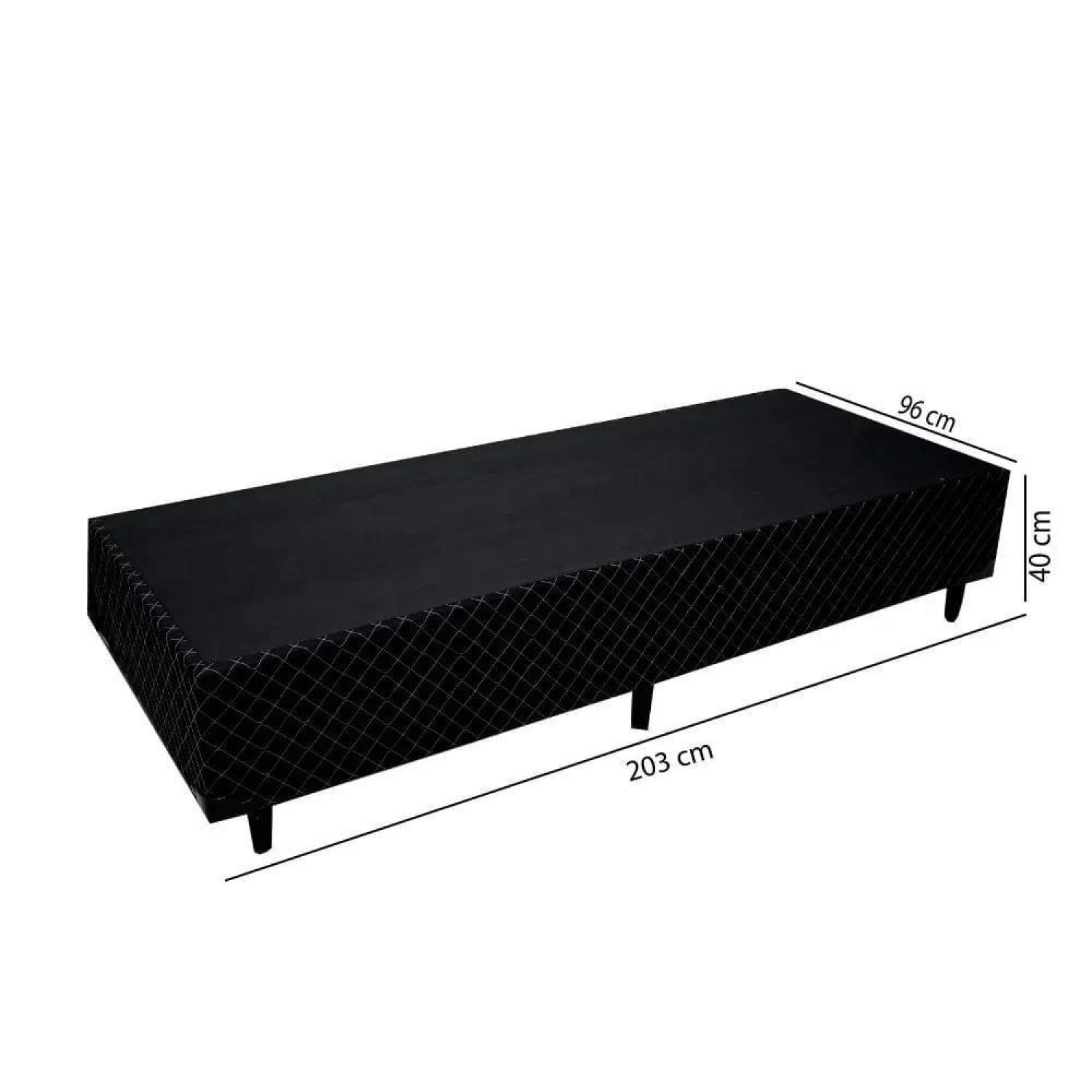 Sommier 1 Peça Soft Comfort 96x203x40cm Casatema - 4