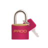 Cadeado de Latão Com Capa Plástica SM LT 20mm Cores - Orchid - 1