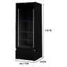 Expositor Conservador Vertical Refrigerador VCFM 402 L Porta De Vidro Total Black Fricon 110 V - 10