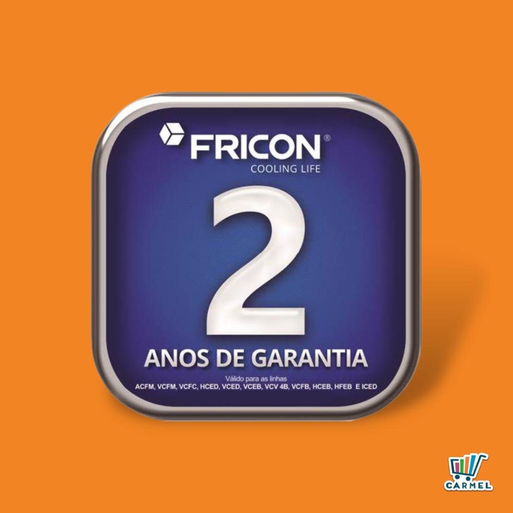 Expositor Conservador Vertical Refrigerador VCFM 402 L Porta De Vidro Total Black Fricon 110 V - 5