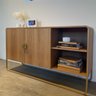 Balcão Buffet 135cm 2 Portas Organico Pé Metal Luna Artesano - 10