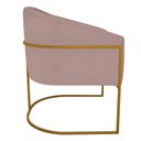 Ver imagem 5 de Poltrona Base de Ferro Linho Mariana Maranata Estofados