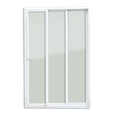 Ver imagem 1 de Porta Correr PVC 3F 210 x 180 V.Liso Temperado c/Cremona Brimak