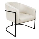 Ver imagem 4 de Poltrona Base de Ferro Linho Mariana Maranata Estofados