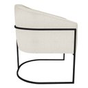 Ver imagem 5 de Poltrona Base de Ferro Linho Mariana Maranata Estofados