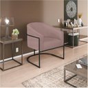 Ver imagem 1 de Poltrona Base de Ferro Linho Mariana Maranata Estofados