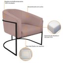 Ver imagem 6 de Poltrona Base de Ferro Linho Mariana Maranata Estofados