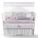 Ver imagem 1 de Kit Berço Enxoval de Bebê Borboletas Lilás