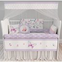 Ver imagem 2 de Kit Berço Enxoval de Bebê Borboletas Lilás