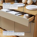 Ver mais imagens de Cozinha Completa Modulada 2 Peças 4 Portas 1 Gaveta 100% MDF Realeza Premium Bege/Carvalho/Greige