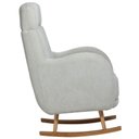 Ver imagem 6 de Poltrona de Amamentação com Balanço Base Milka Ternura D02 Linho Verde Claro C-47 - Lyam Decor