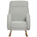 Ver imagem 3 de Poltrona de Amamentação com Balanço Base Milka Ternura D02 Linho Verde Claro C-47 - Lyam Decor