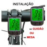 Velocímetro Ciclo Computador Bike Sensor Luz Noturna Sd563 Luuk Young - 2