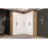 Guarda Roupa Modulado de Canto 3 Peças Sauá YesCasa - 1