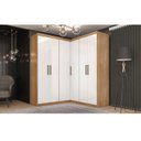 Ver imagem 1 de Guarda Roupa Modulado de Canto 3 Peças Sauá Yescasa