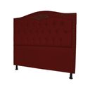 Ver imagem 4 de Cabeceira mais Calçadeira Casal King 195cm Para Cama Box Greta Suede Bordô - DS Estofados