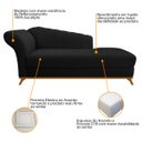 Ver imagem 6 de Kit Diva Recamier Vanessa 160cm Lado Direito e 02 Poltronas Laura Suede - Doce Sonho Móveis RECAMIER