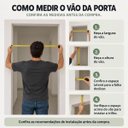 Ver imagem 4 de Porta de Correr Verniz 210x100 com Kit Alumínio Colorido