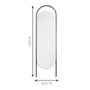 Ver imagem 4 de Espelho Decorativo de Chão Portal Fit 150x43cm Oblongo In House Decor