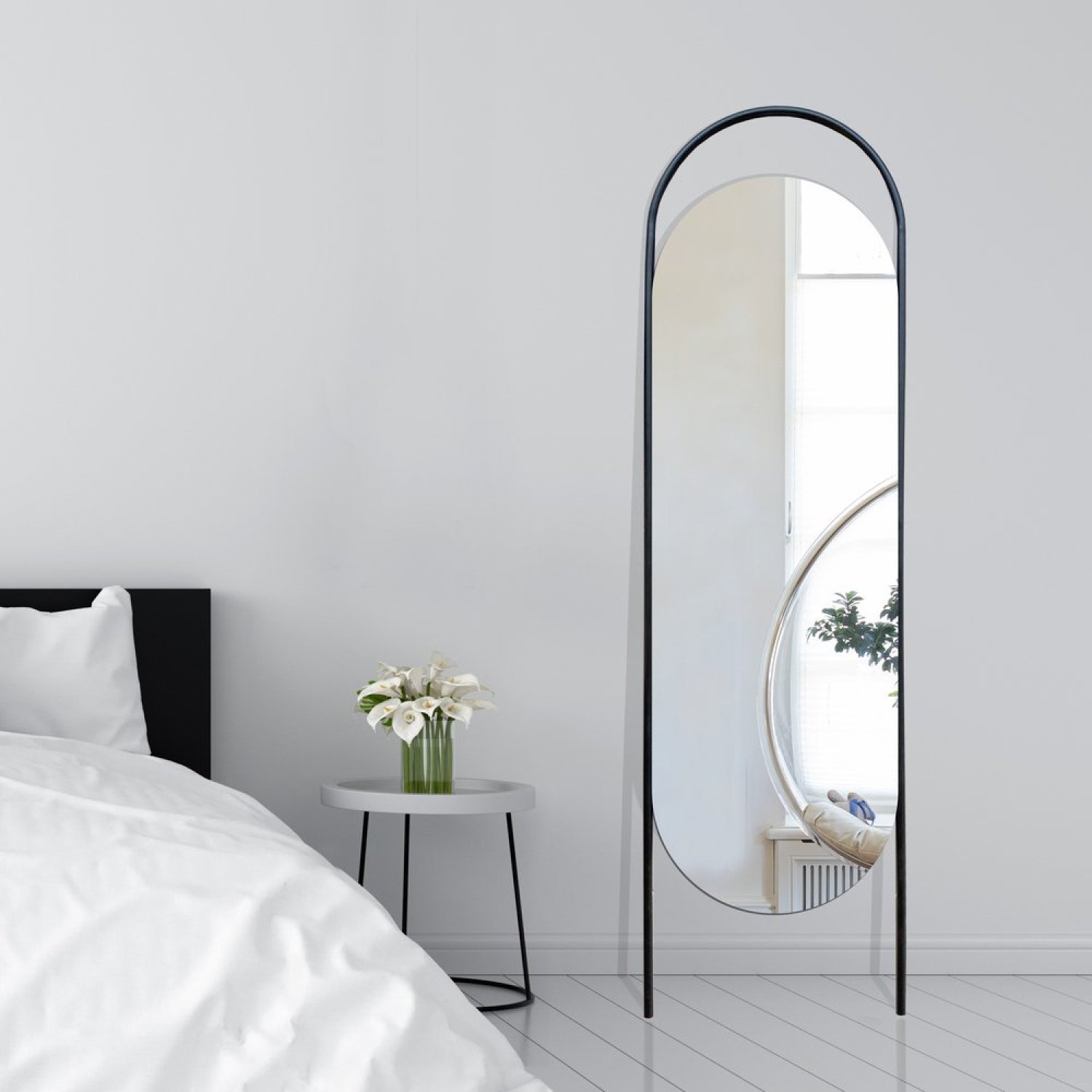 Espelho Decorativo de Chão Portal Fit 150x43cm Oblongo In House Decor