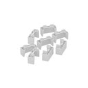 Ver imagem 1 de Módulo Cozinha Henn Americana Kit 8un Pés Pvc P/ Balcão de Branco-henn