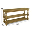Ver imagem 3 de Aparador Mesa Sala com Prateleiras Fiore 165x48 Oregon